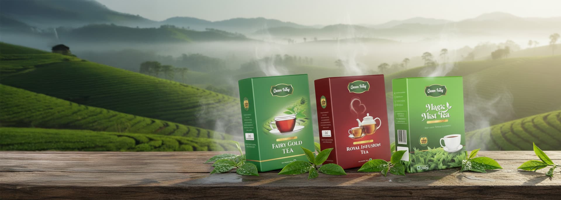 Queen Fairy Tea powders