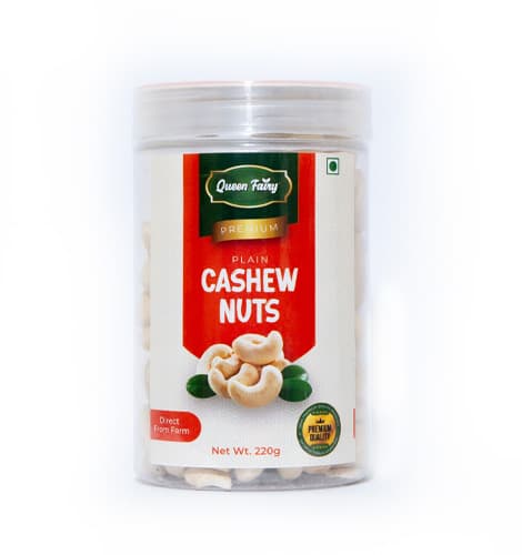 Premium Plain Cashew Nuts 220g - Premium product available at Queenfairy
